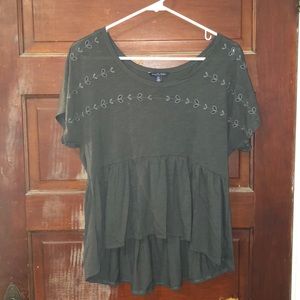 American Eagle baby doll tee